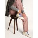 Men's Ball Star LTD in white nappa with silver star