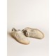 Ball Star with silver leather star and green leather heel tab