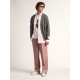 Men's Stardan in white mesh with black suede star