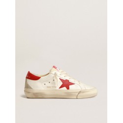 Men’s Super-Star LTD in nappa leather with red star and heel tab