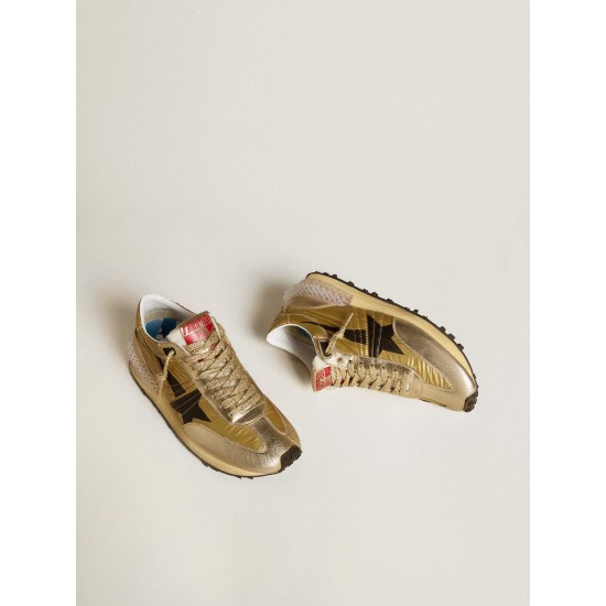 Men’s Gold Marathon with gold nylon upper