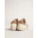 Super-Star LTD in canvas with sand star and glitter heel tab