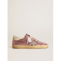 Super-Star LTD with suede star and pink Swarovski crystals