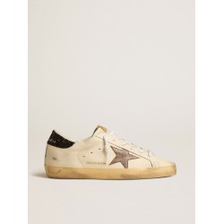 Super-Star LTD with laminated leather star and black glitter heel tab
