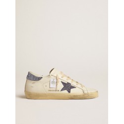 Women’s Super-Star LTD with suede star and heel tab with Swarovski crystals