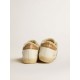 Super-Star with silver leather star and crocodile-print leather heel tab