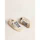 Super-Star with ice-gray star and pink lizard-print heel tab