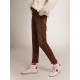 Women's Ball Star in white leather with red star and heel tab