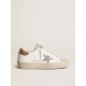 Hi Star with silver glitter star and dove-gray nubuck heel tab