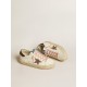 Women's Hi Star LTD with glitter star and brown lizard-print heel tab