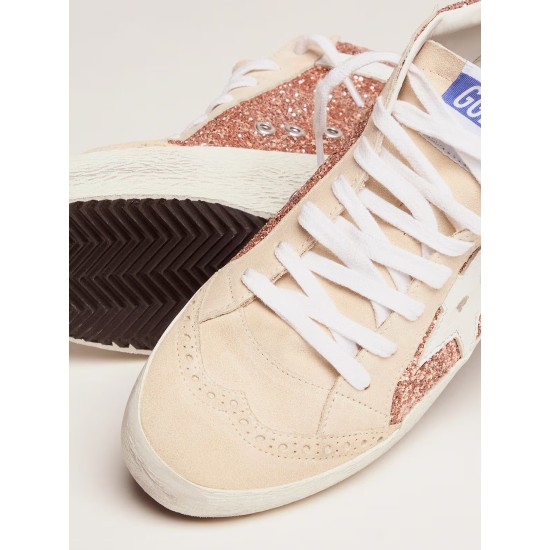 Women's Mid Star with gold glitter