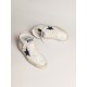 Mid Star with blue glitter star and pink suede heel tab