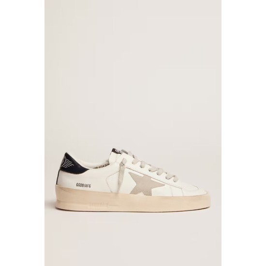 Women’s Stardan with ice-gray suede star and blue heel tab