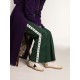 Women's Ball Star in white canvas and leather with black star