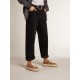 Women's Space-Star in tobacco-colored suede with perforated star