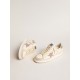Women's Stardan in nappa and suede with pink glitter star and heel tab