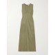 Journey embellished twill midi dress