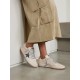 Ball Star distressed suede-trimmed leather sneakers
