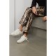 Superstar Sabot  faux pearl-embellished distressed leather slip-on sneakers